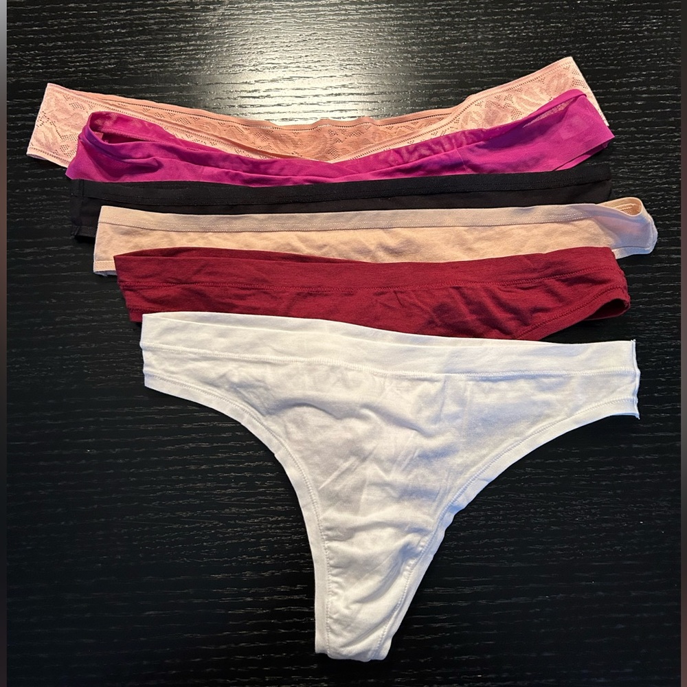 Auden thong bundle (6 pairs) NWOT